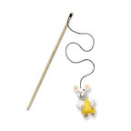 Monty Jack Mouse Eco Cat Toy Teaser with Catnip